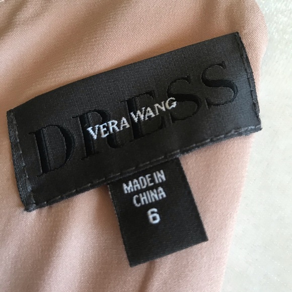 Vera Wang Black Chiffon Ruched Gown - Picture 6 of 8